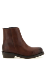SÉFR Lerato Brown Calfskin Ankle Boots for Men