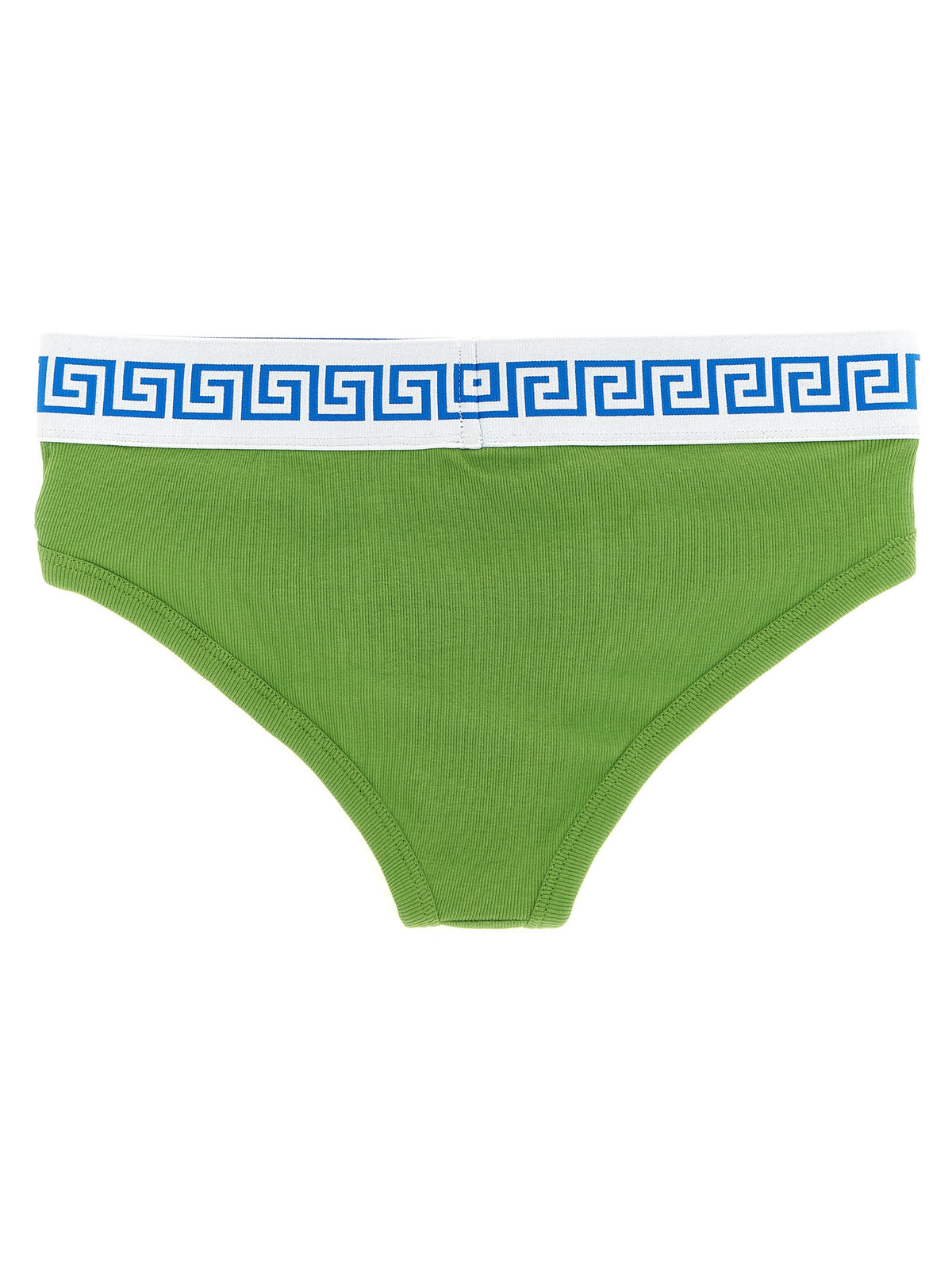 Slip bicolore en coton Versace