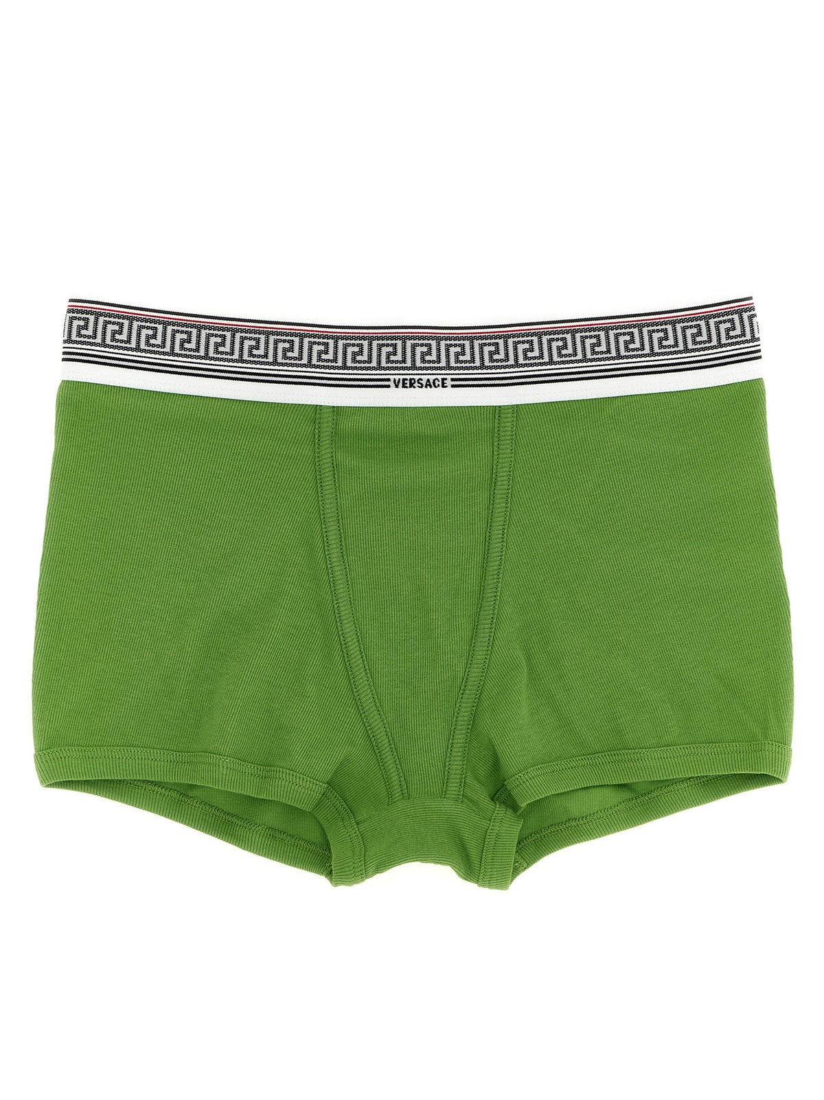 Slip bicolore en coton Versace
