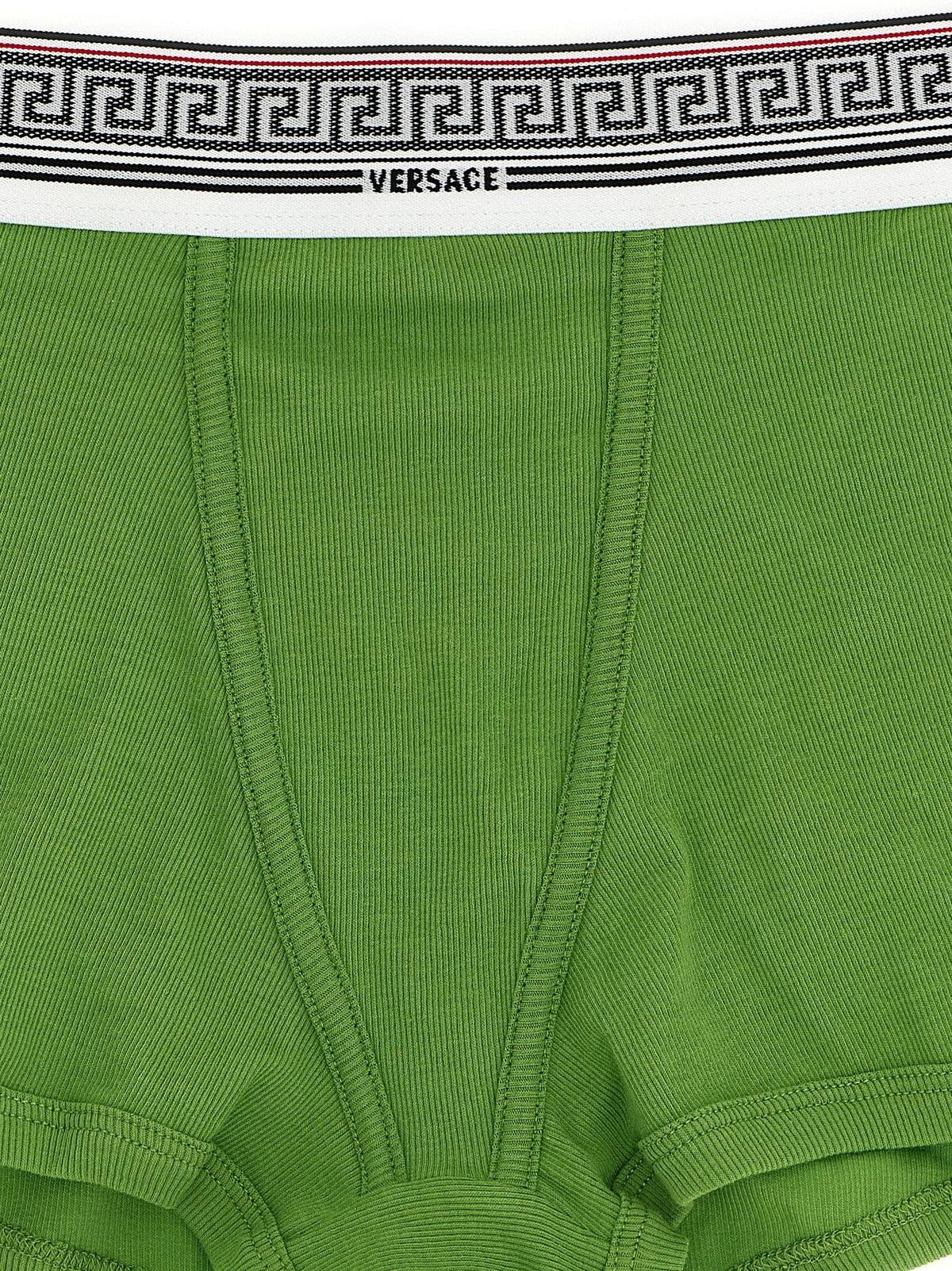 Slip bicolore en coton Versace