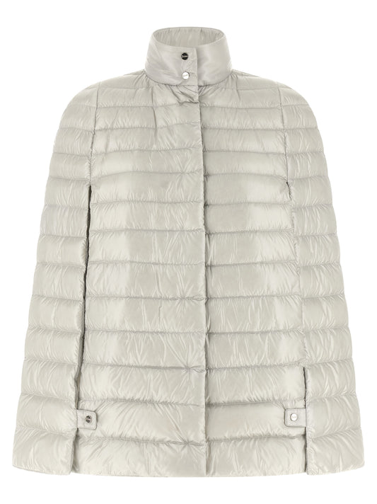 Veste longue Herno en polyamide gris