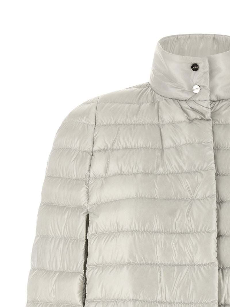 Veste longue Herno en polyamide gris