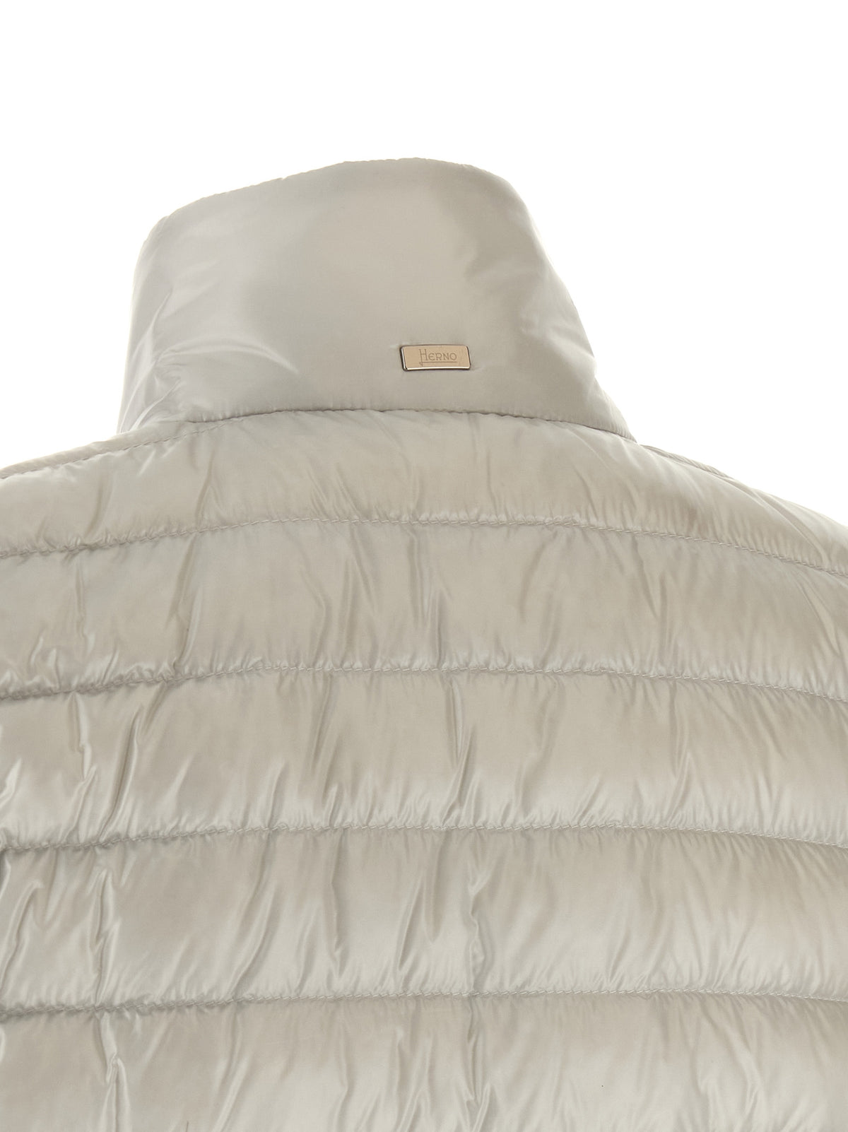 Veste longue Herno en polyamide gris