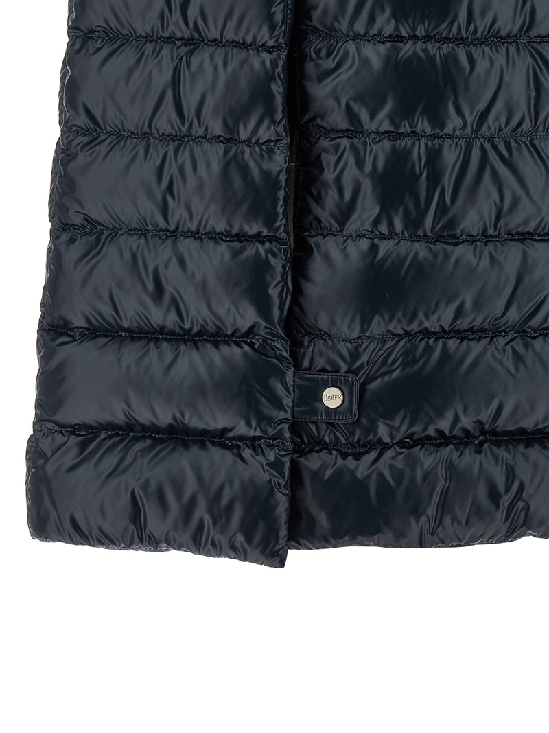 Manteau Herno bleu en polyamide