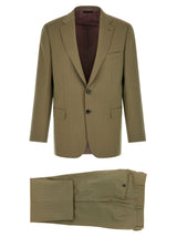 Costume deux-pièces en laine bicolore Brioni
