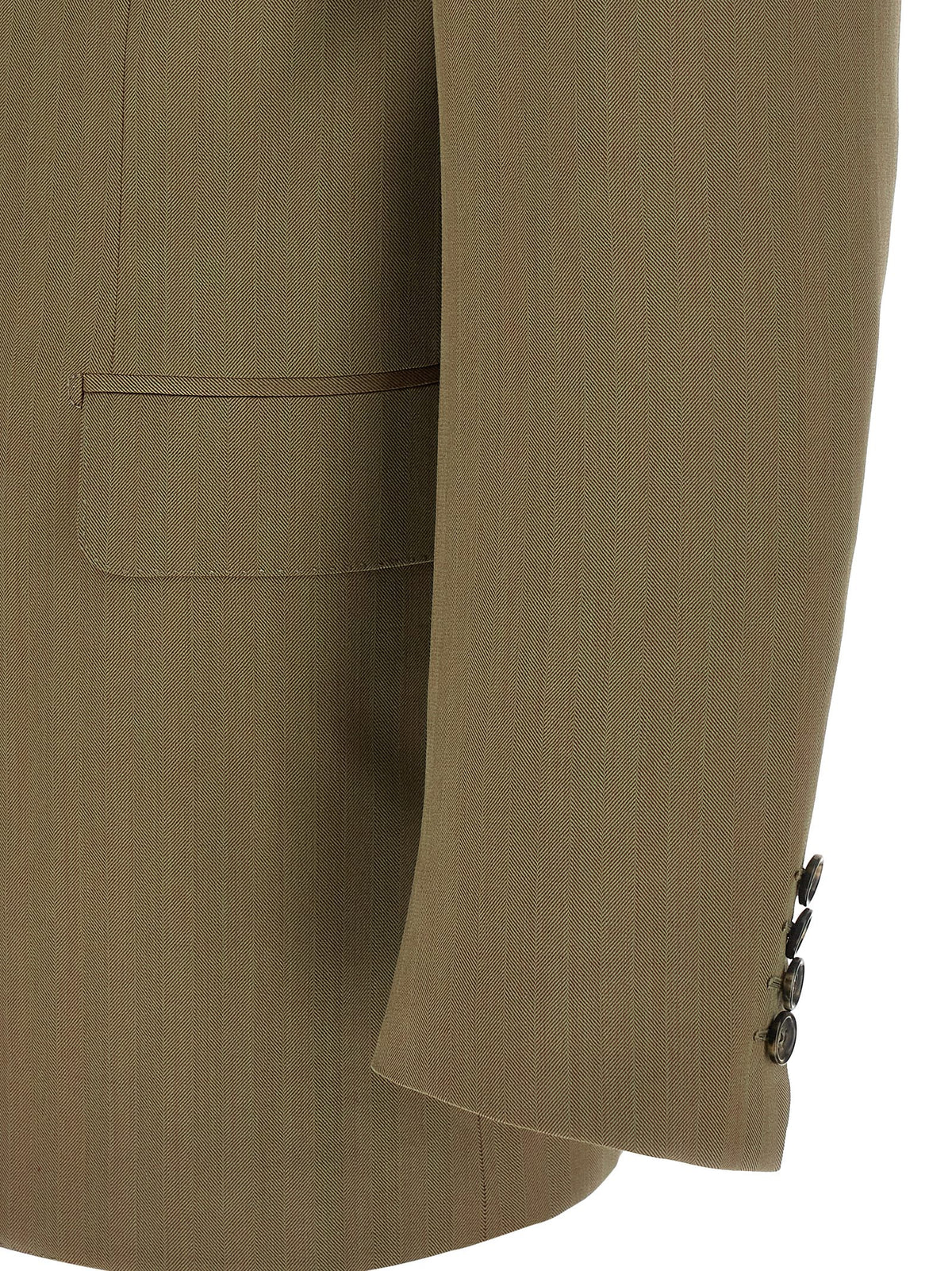 Costume deux-pièces en laine bicolore Brioni