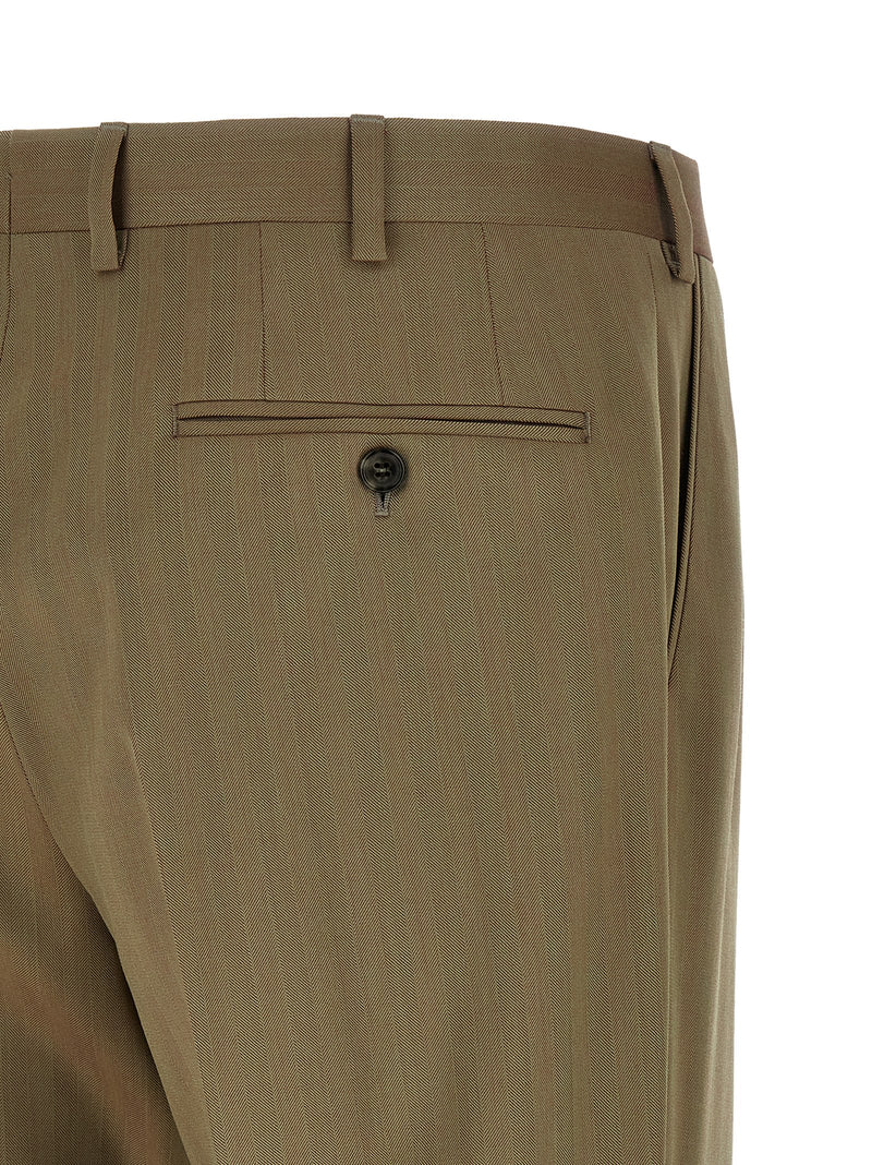 Costume deux-pièces en laine bicolore Brioni