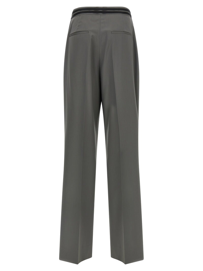Armarium Juno Gray Virgin Wool Dress Pants for Women