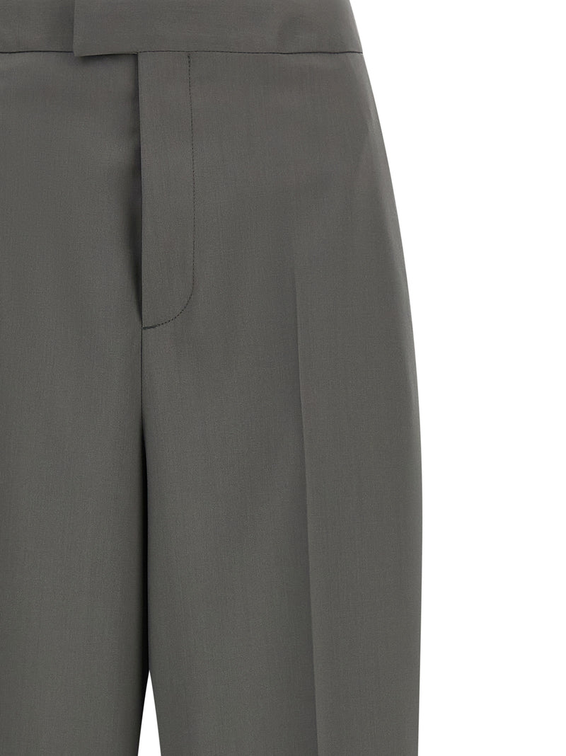 Armarium Juno Gray Virgin Wool Dress Pants for Women