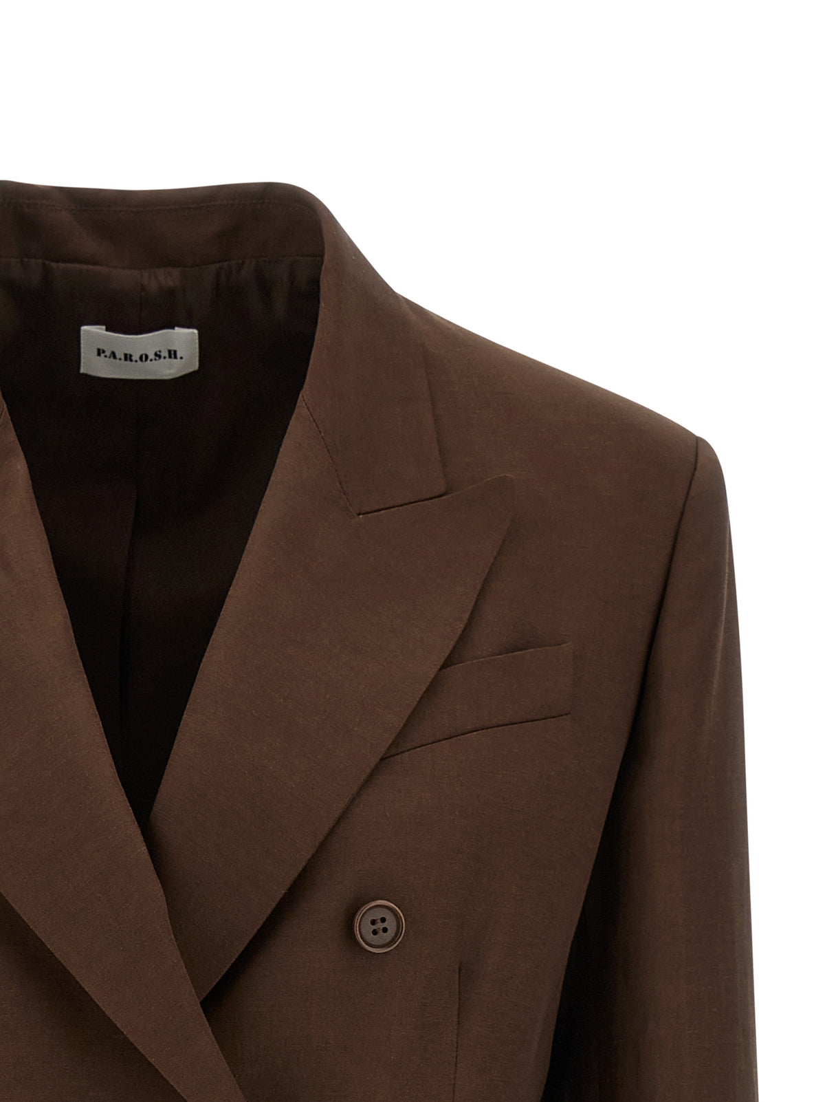 Blazer marron en viscose P.A.R.O.S.H.