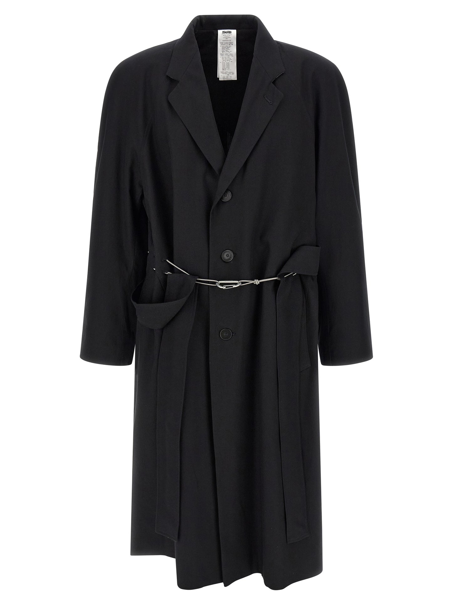 Magliano Black Cotton Coat