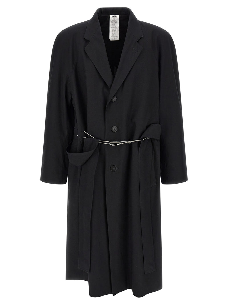 Magliano Black Cotton Coat