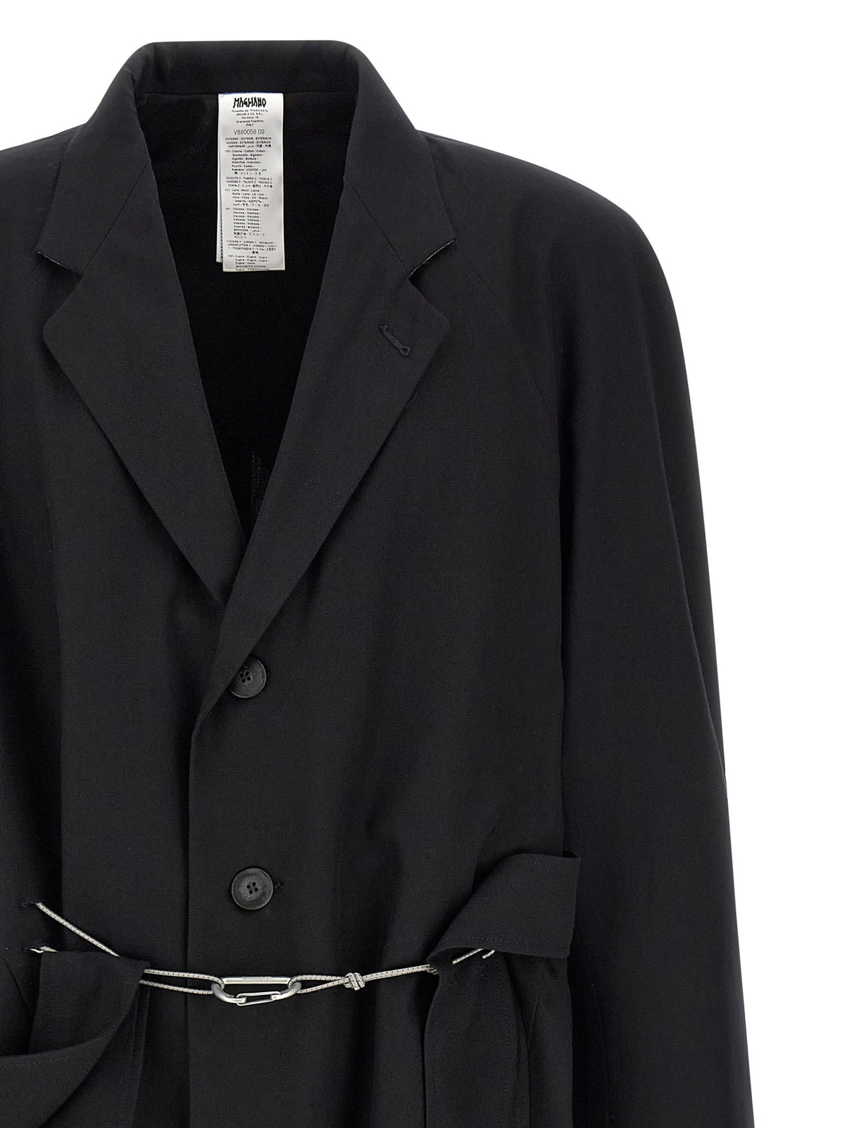 Manteau Magliano en coton noir