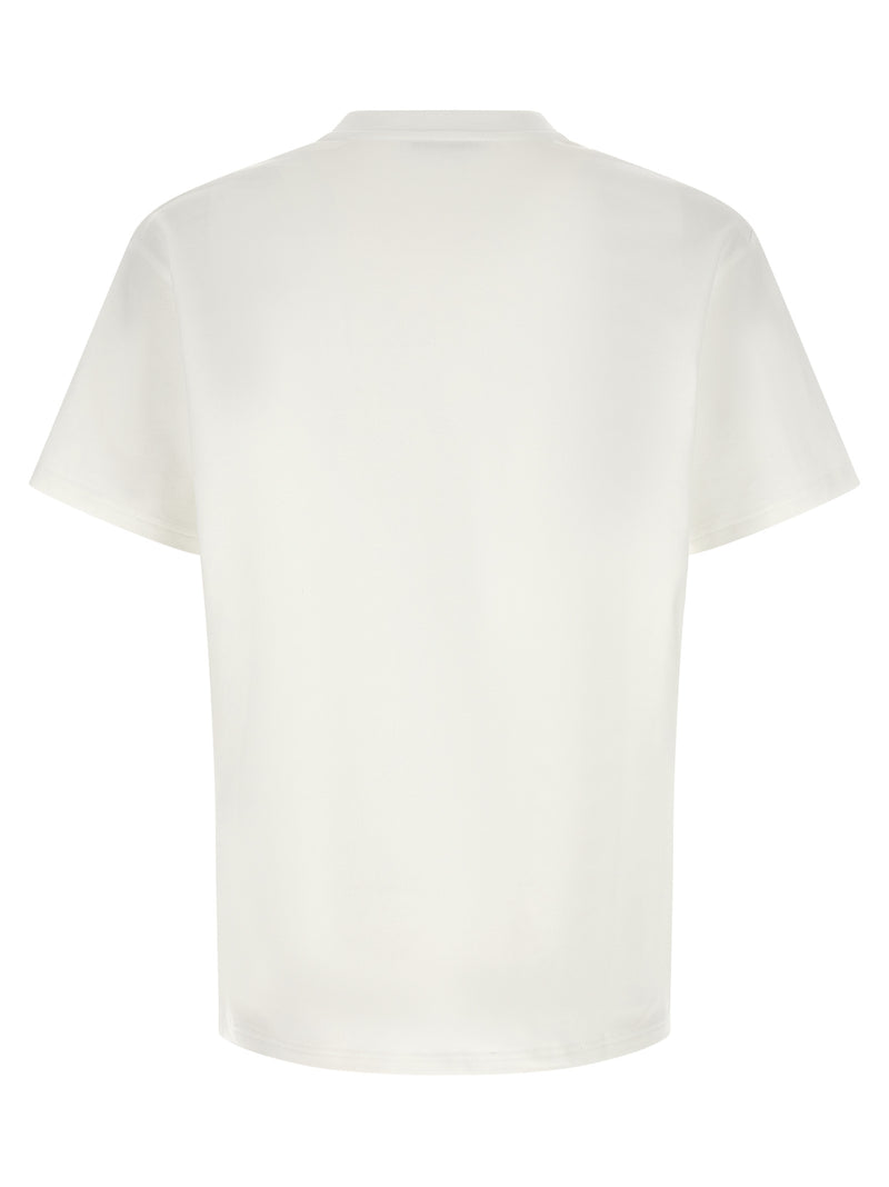Givenchy White Cotton T-Shirt with Jacquard Logo