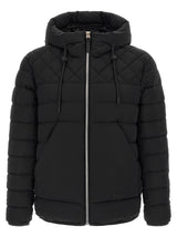 Veste longue en nylon noir Mackage