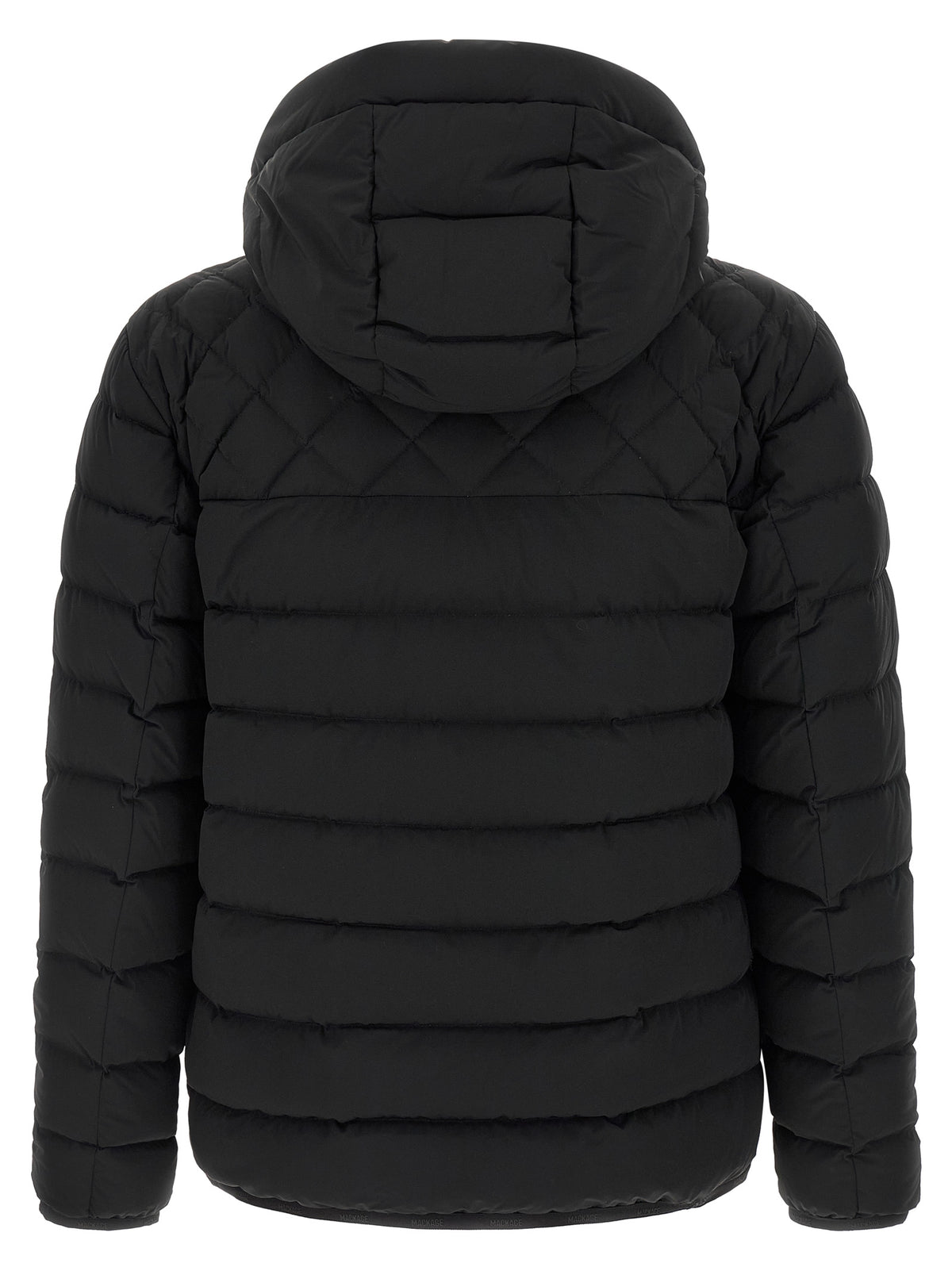 Veste longue en nylon noir Mackage
