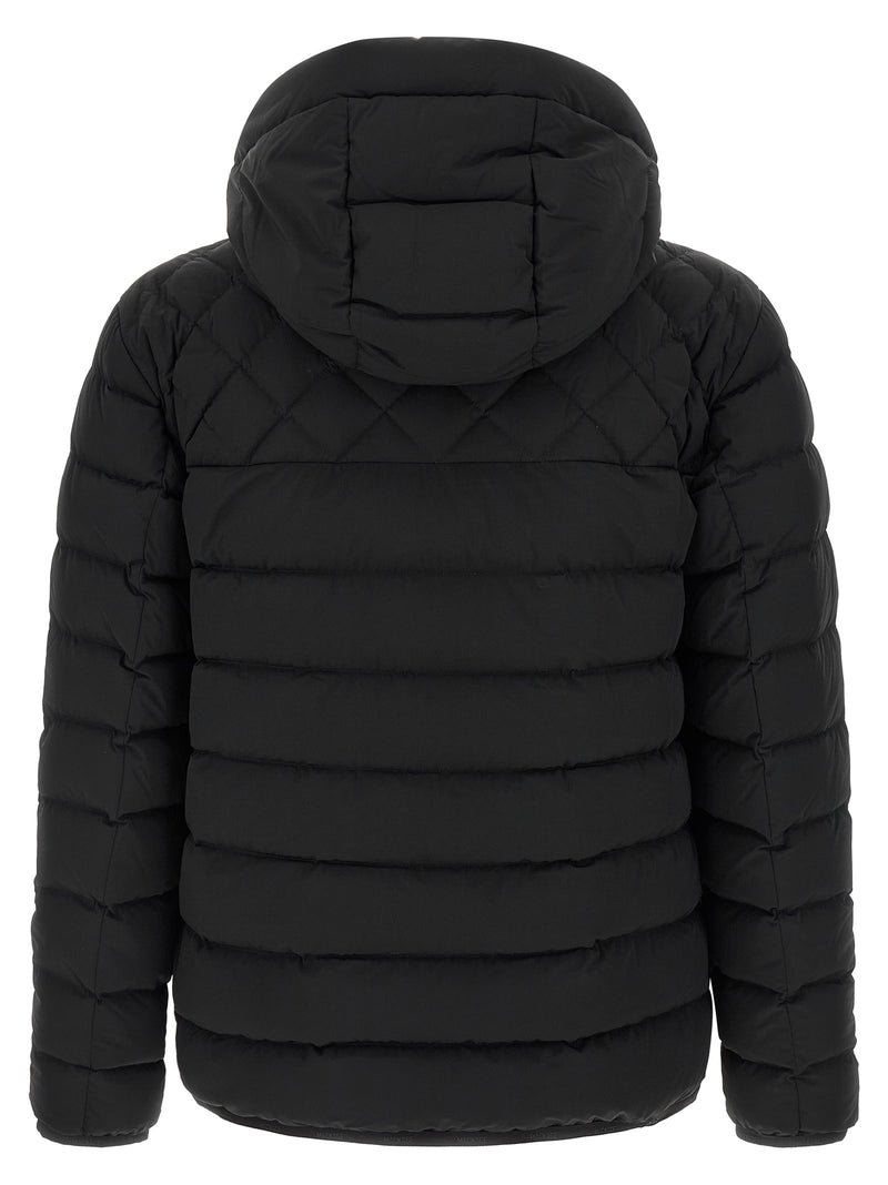 Veste longue en nylon noir Mackage