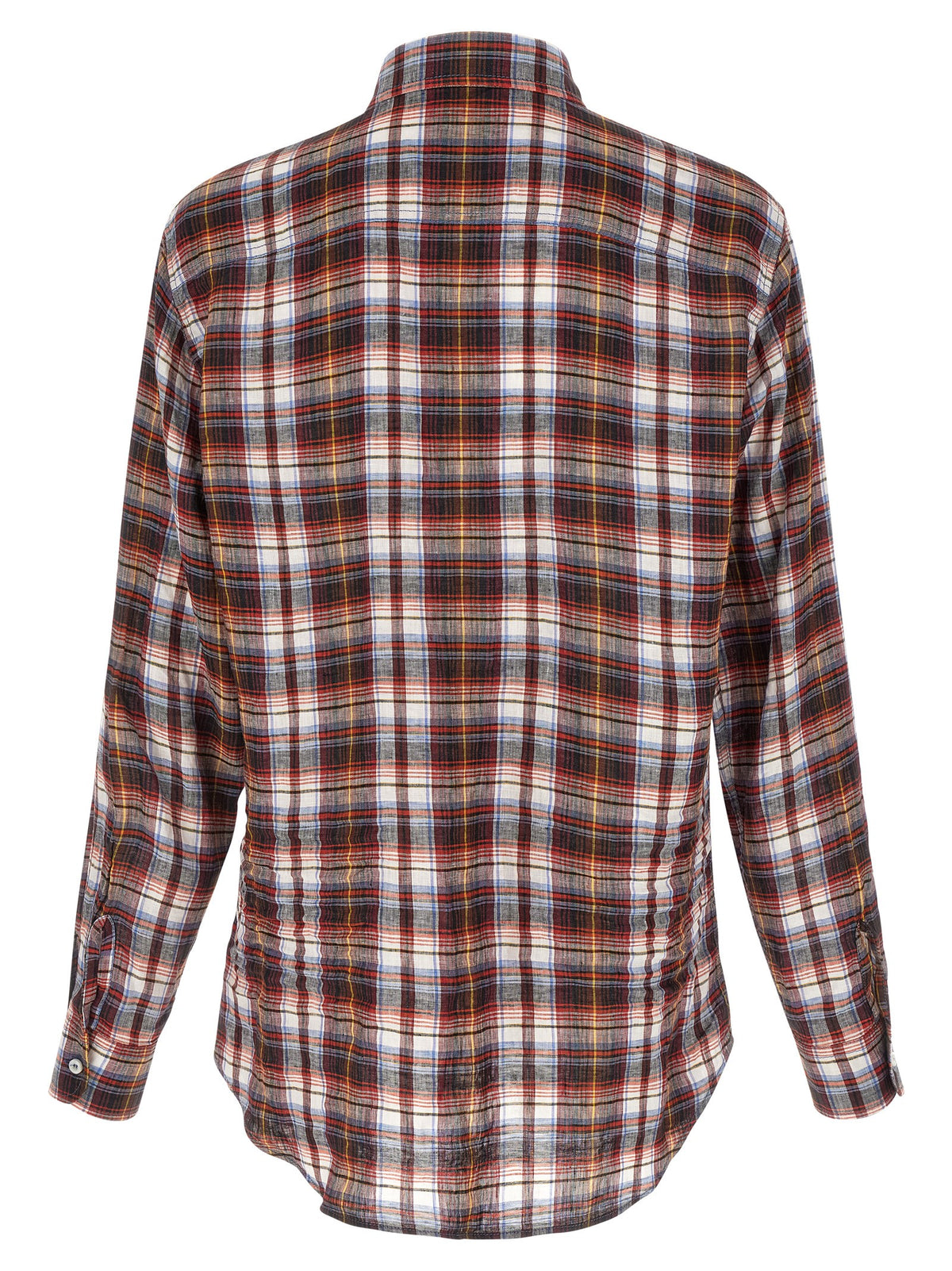 Dsquared² Red Linen Blouse - Canadian Vintage Style