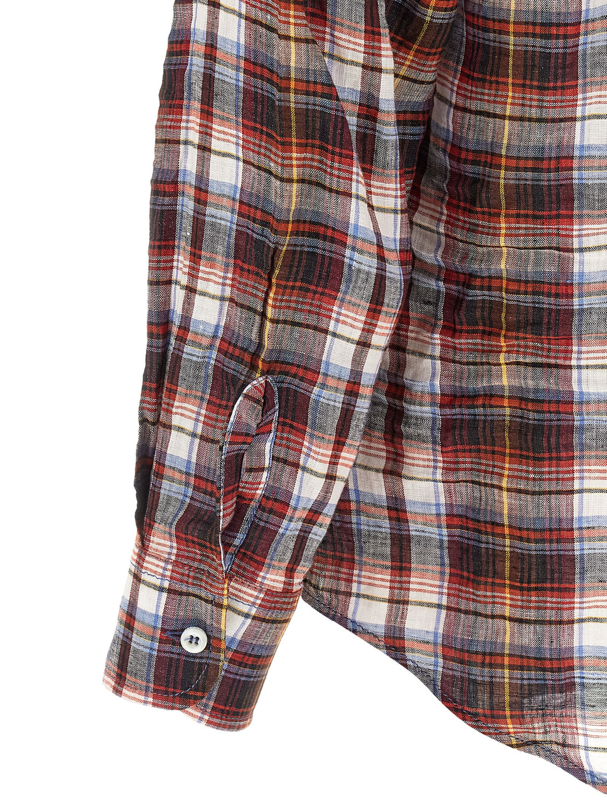 Dsquared² Red Linen Blouse - Canadian Vintage Style