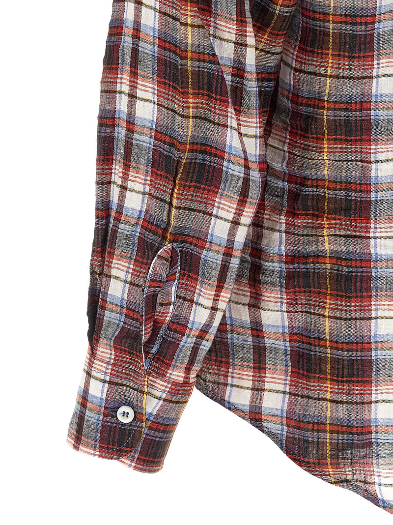 Dsquared² Red Linen Blouse - Canadian Vintage Style