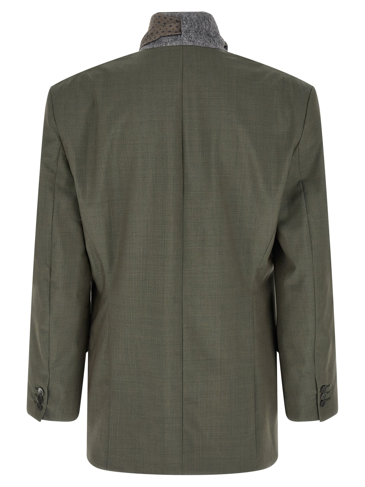 Blazer Magliano bicolore en laine vierge