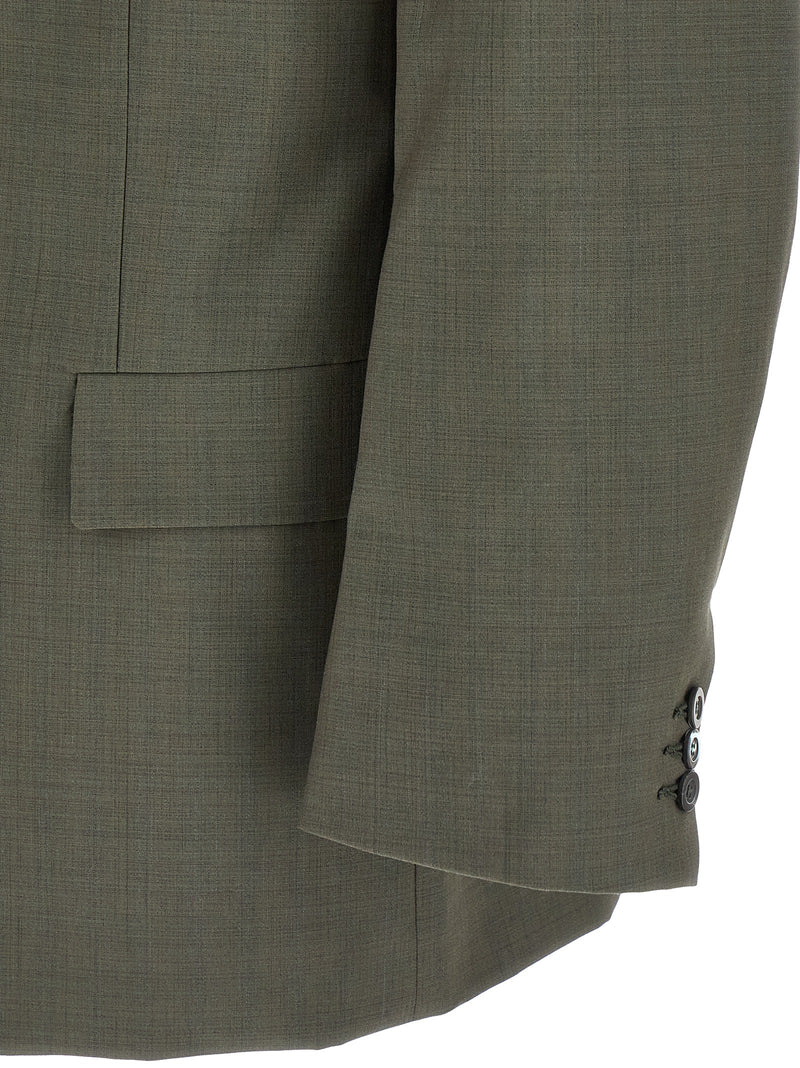 Blazer Magliano bicolore en laine vierge
