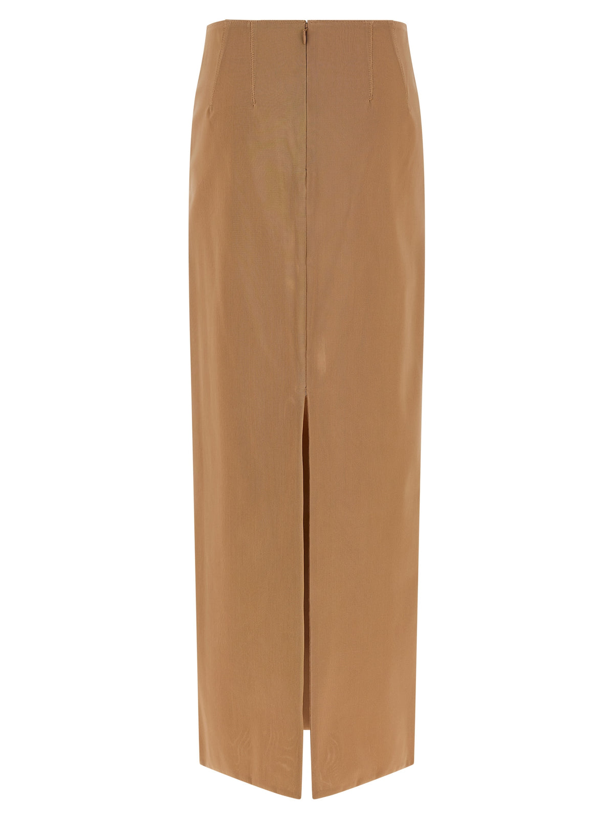Jupe midi Armarium beige en polyamide