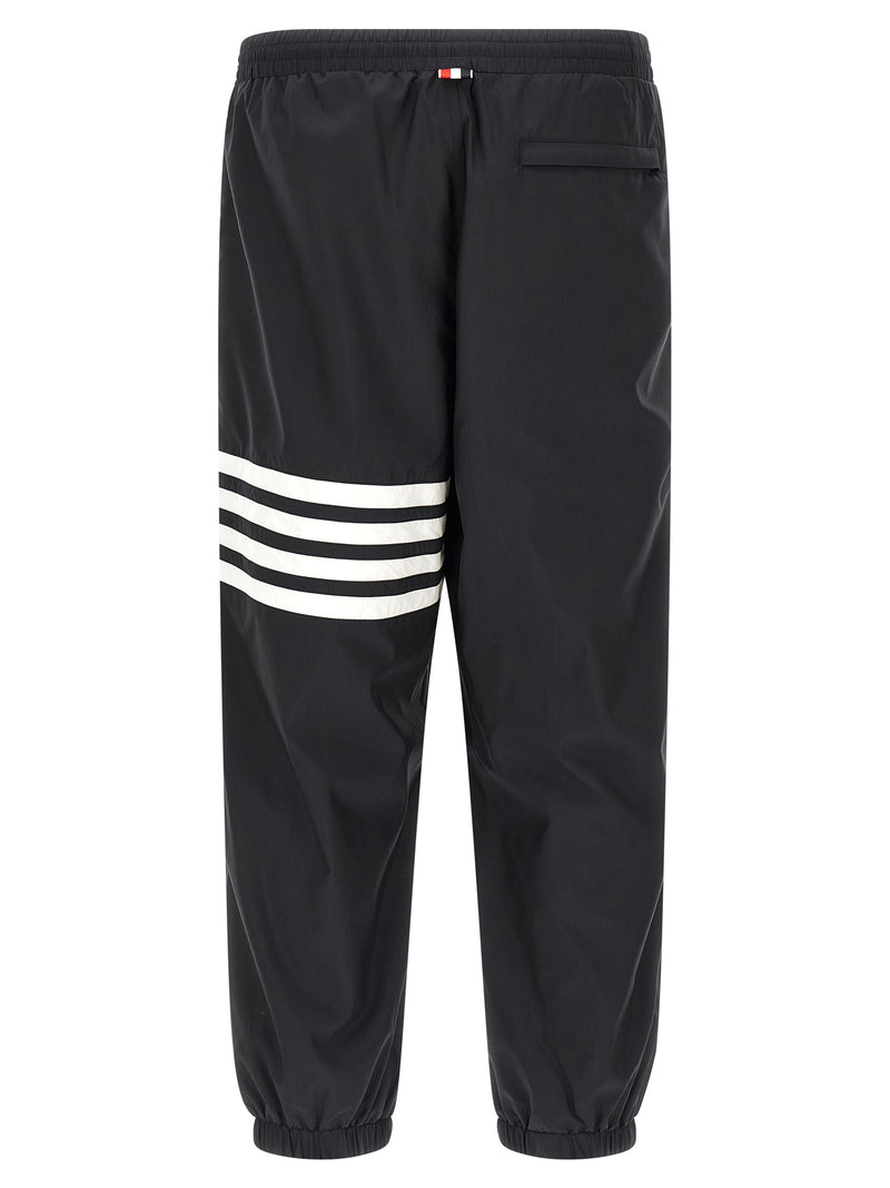Pantalon de jogging en polyamide bleu Thom Browne