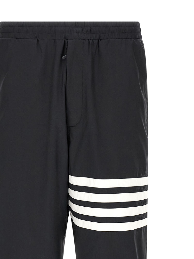 Pantalon de jogging en polyamide bleu Thom Browne