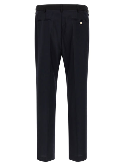 Marni Blue Virgin Wool Casual Pants