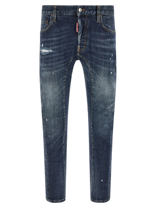 Dsquared² Blue Cotton Jeans Denim