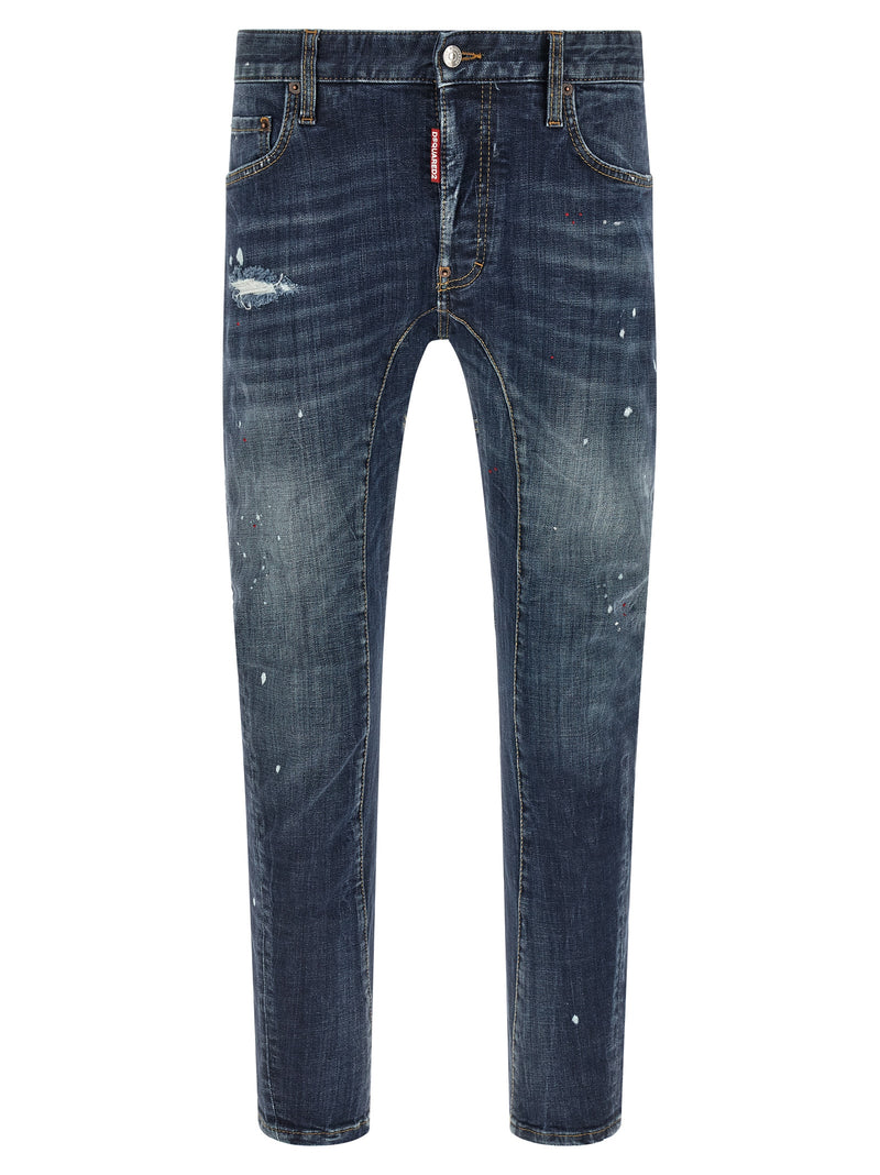 Dsquared² Blue Cotton Jeans Denim