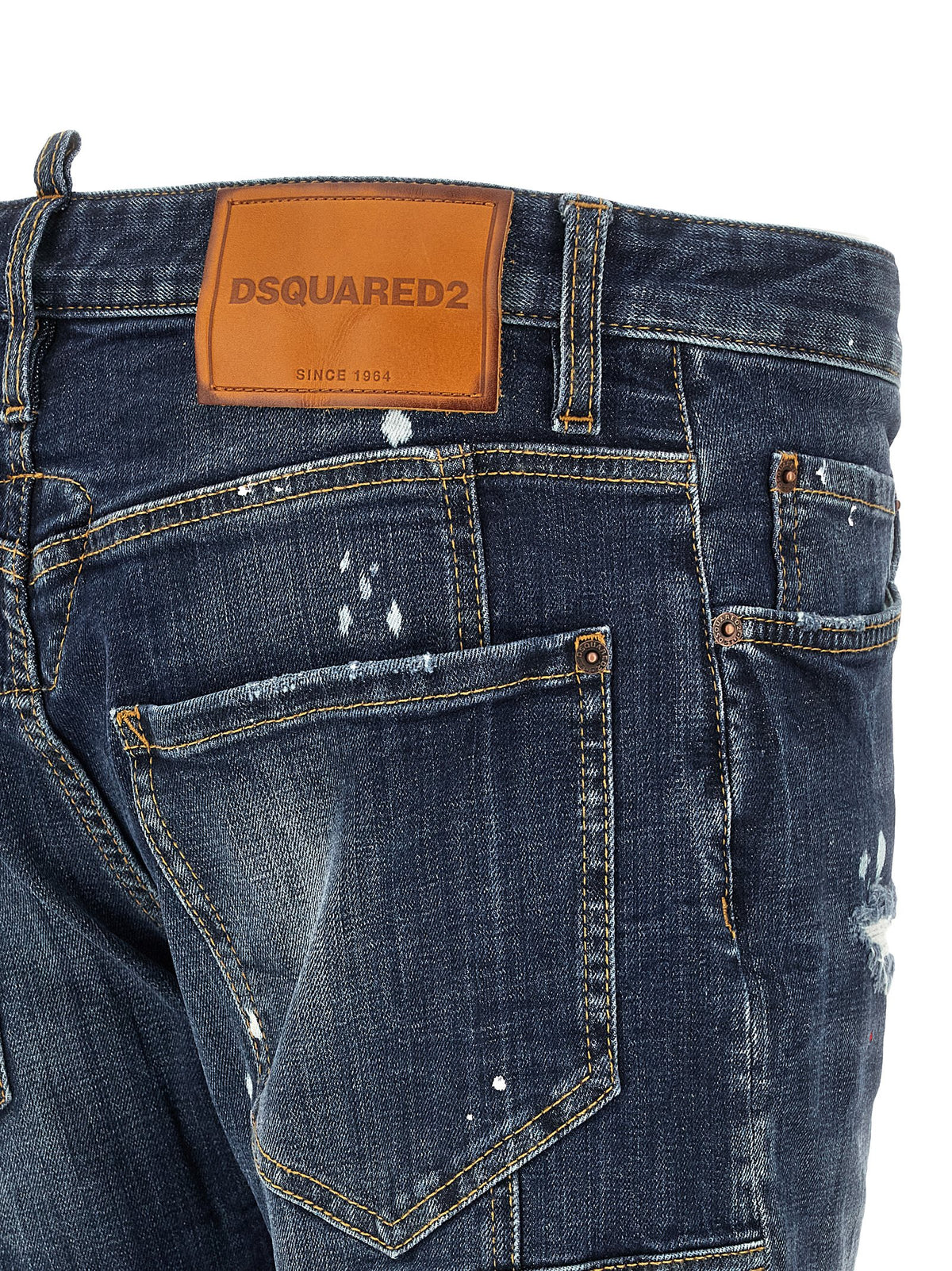 Dsquared² Jean en jean de coton bleu