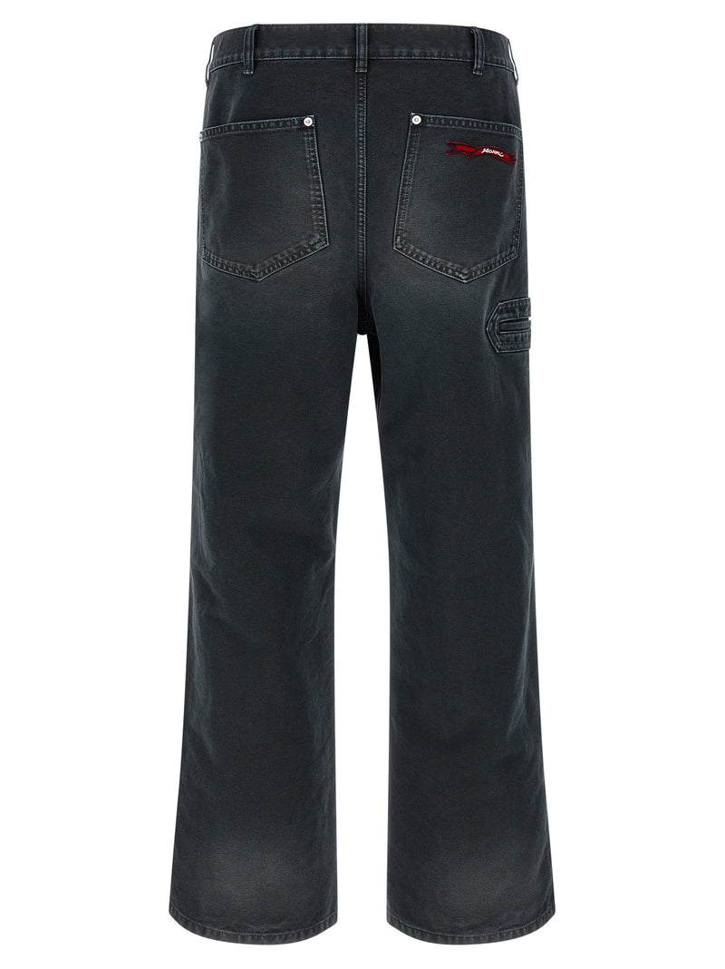 Jean en jean de coton noir Marni