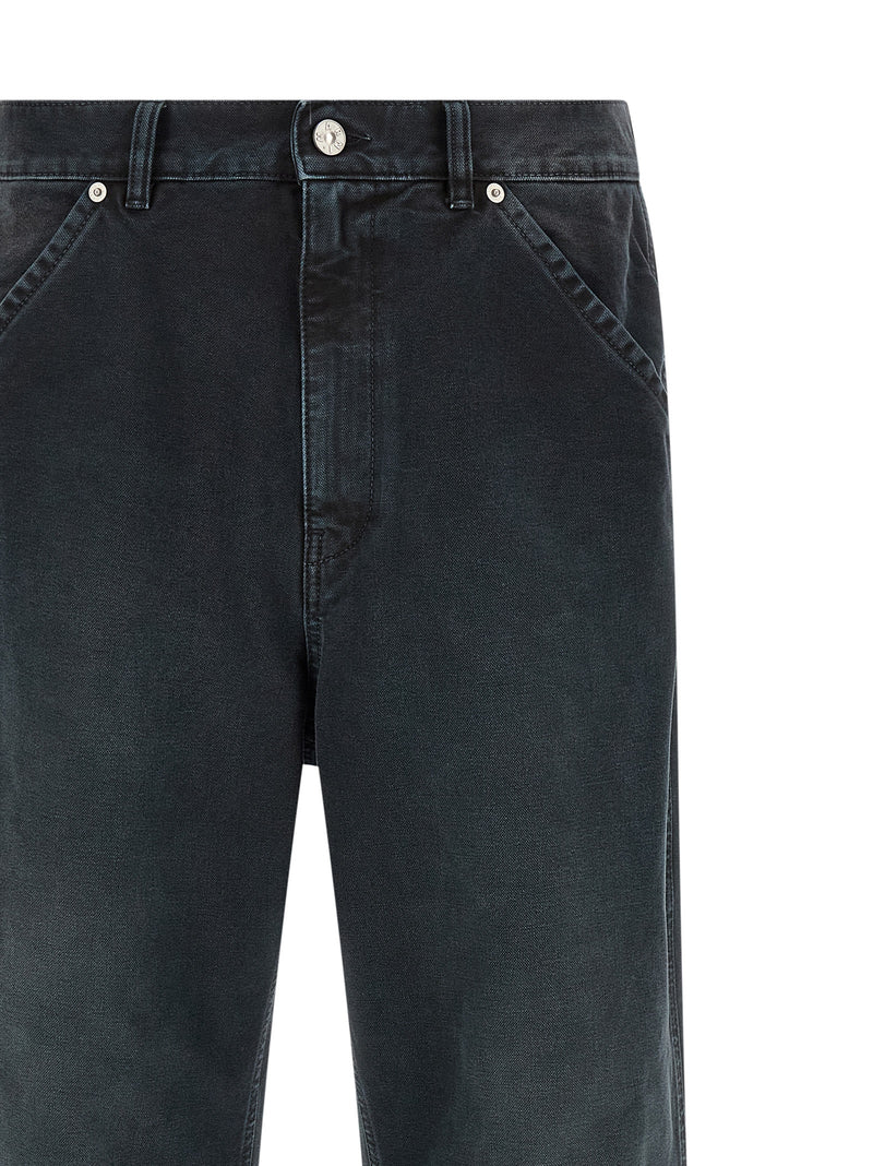 Jean en jean de coton noir Marni