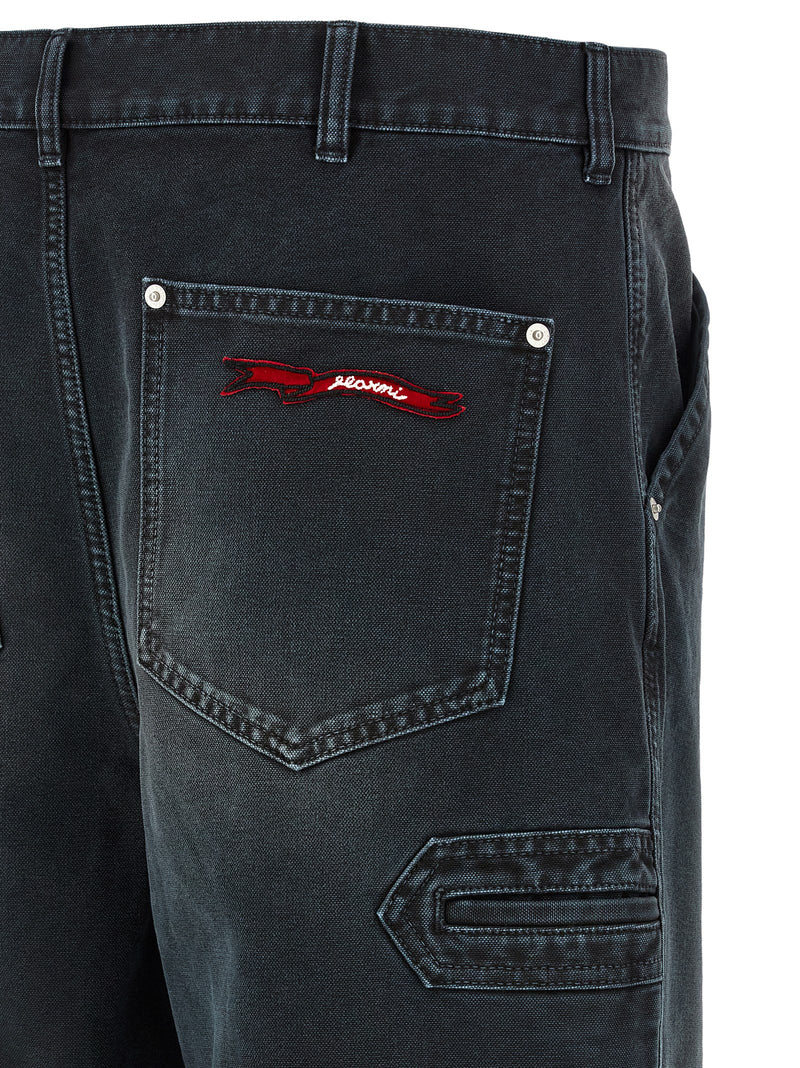 Jean en jean de coton noir Marni
