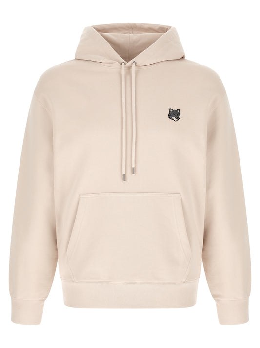 Maison Kitsuné Beige Cotton Sweatshirt - Stylish & Comfortable