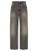 SÉFR Black Cotton Jeans Denim