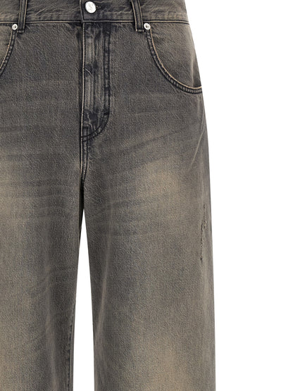 SÉFR Black Cotton Jeans Denim
