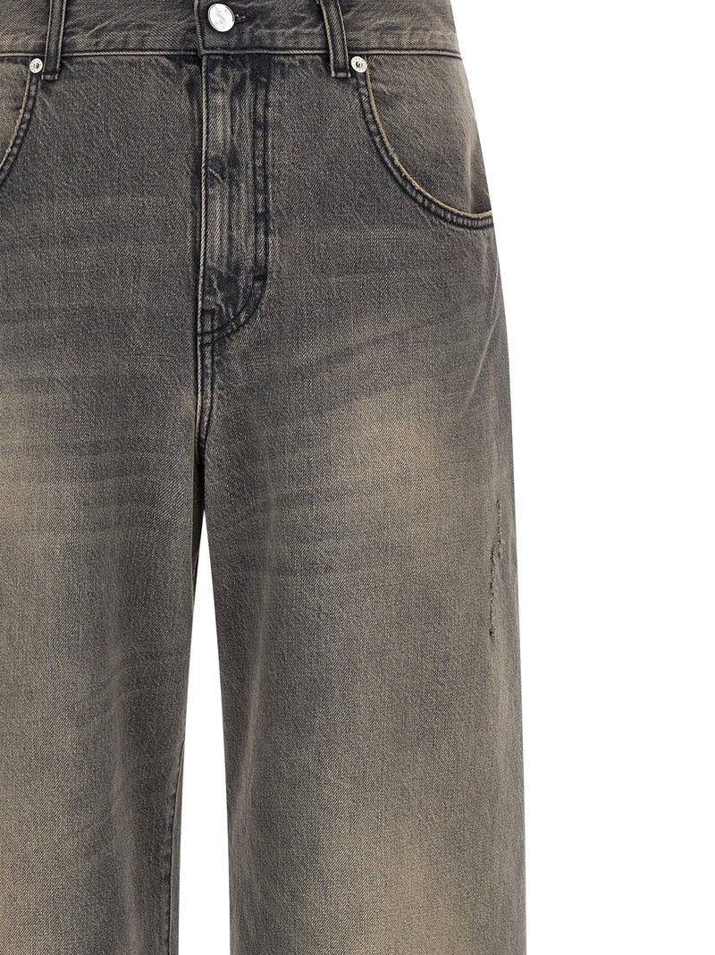 SÉFR Black Cotton Jeans Denim