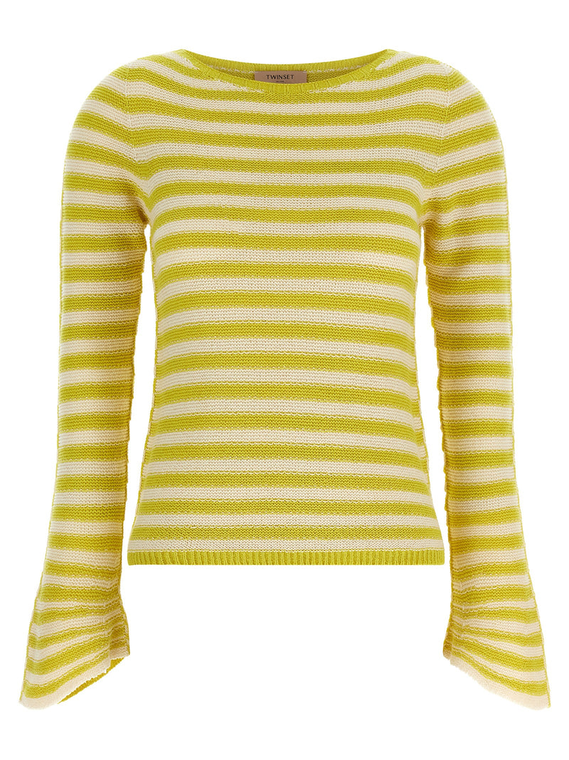 Twinset Bicolor Cotton Cardigan - Chic and Stylish