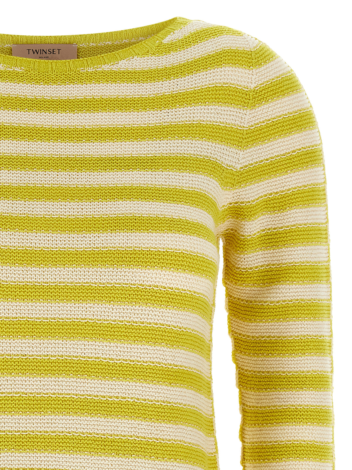 Twinset Bicolor Cotton Cardigan - Chic and Stylish