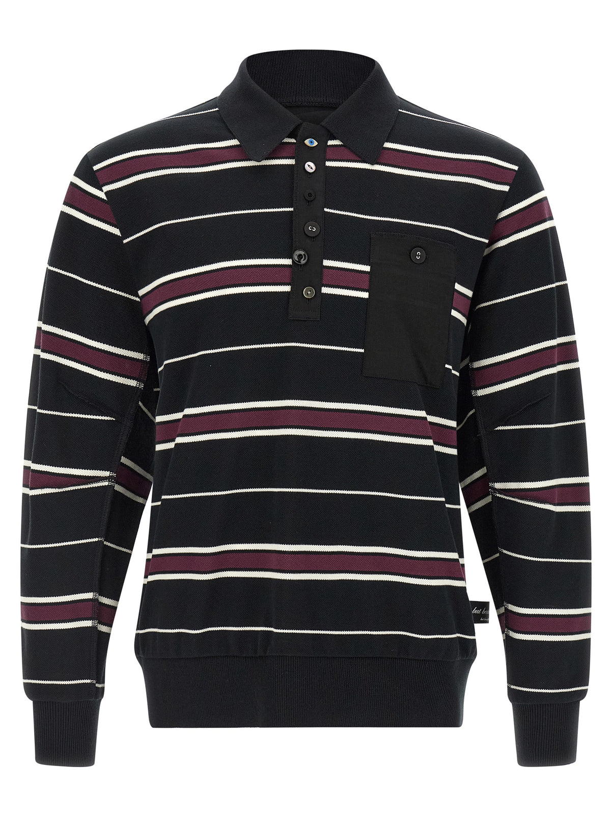 Polo Undercover en coton multicolore