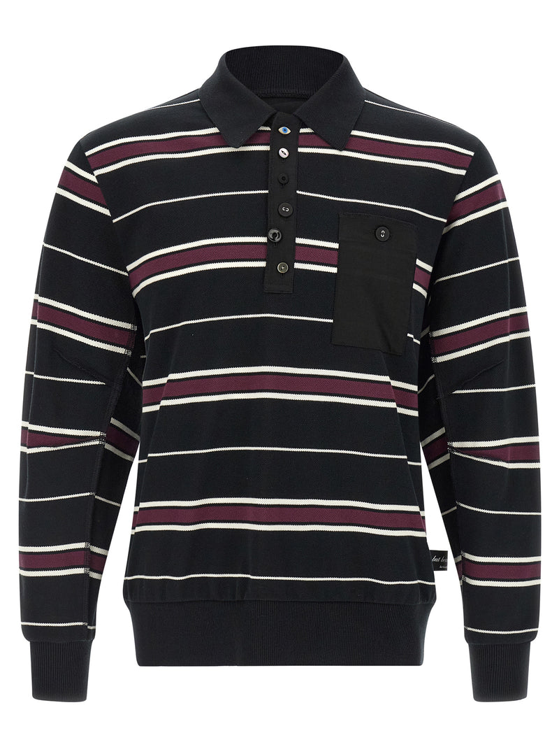 Polo Undercover en coton multicolore