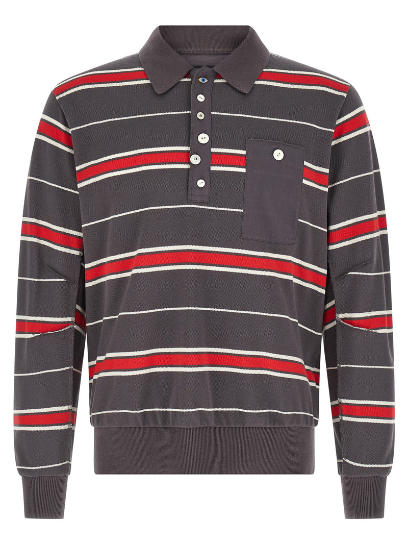 Undercover UC1F4804-2 Gray Cotton Polo Shirt