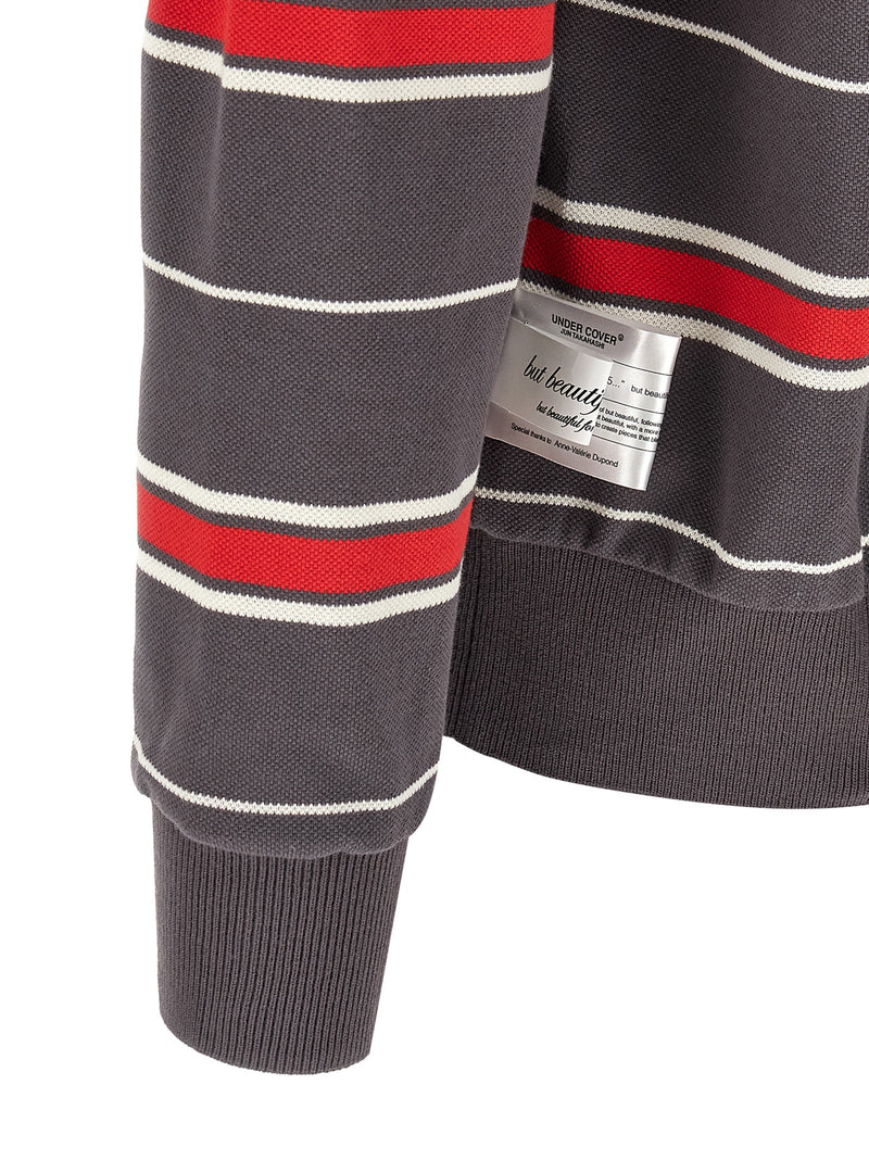Undercover UC1F4804-2 Gray Cotton Polo Shirt