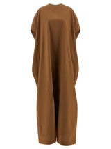 Robe longue Armarium en coton marron