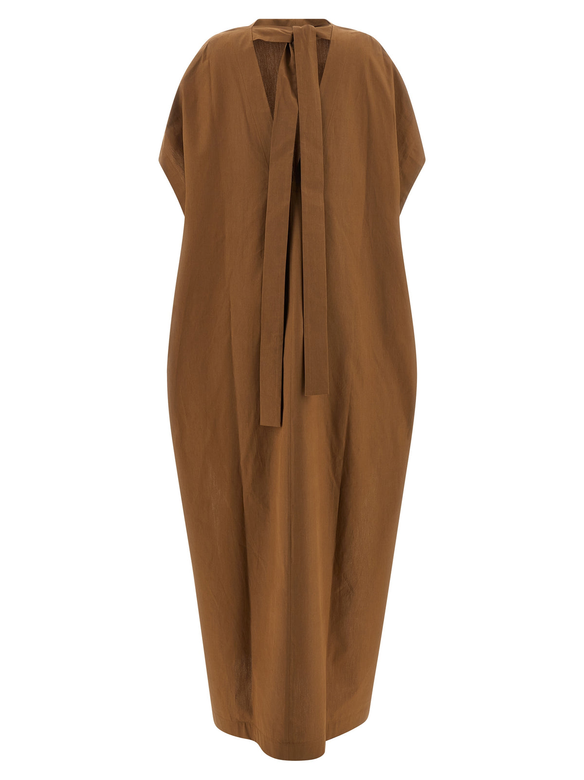 Robe longue Armarium en coton marron
