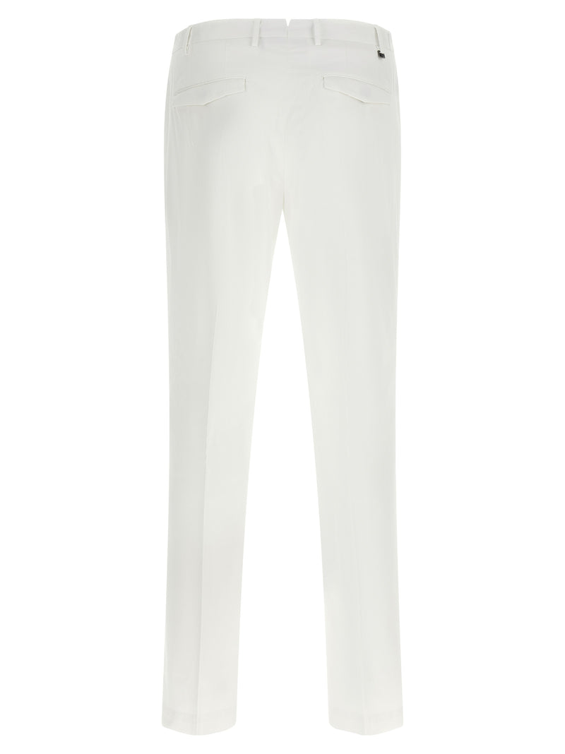 PT Torino Pantalon habillé blanc en coton