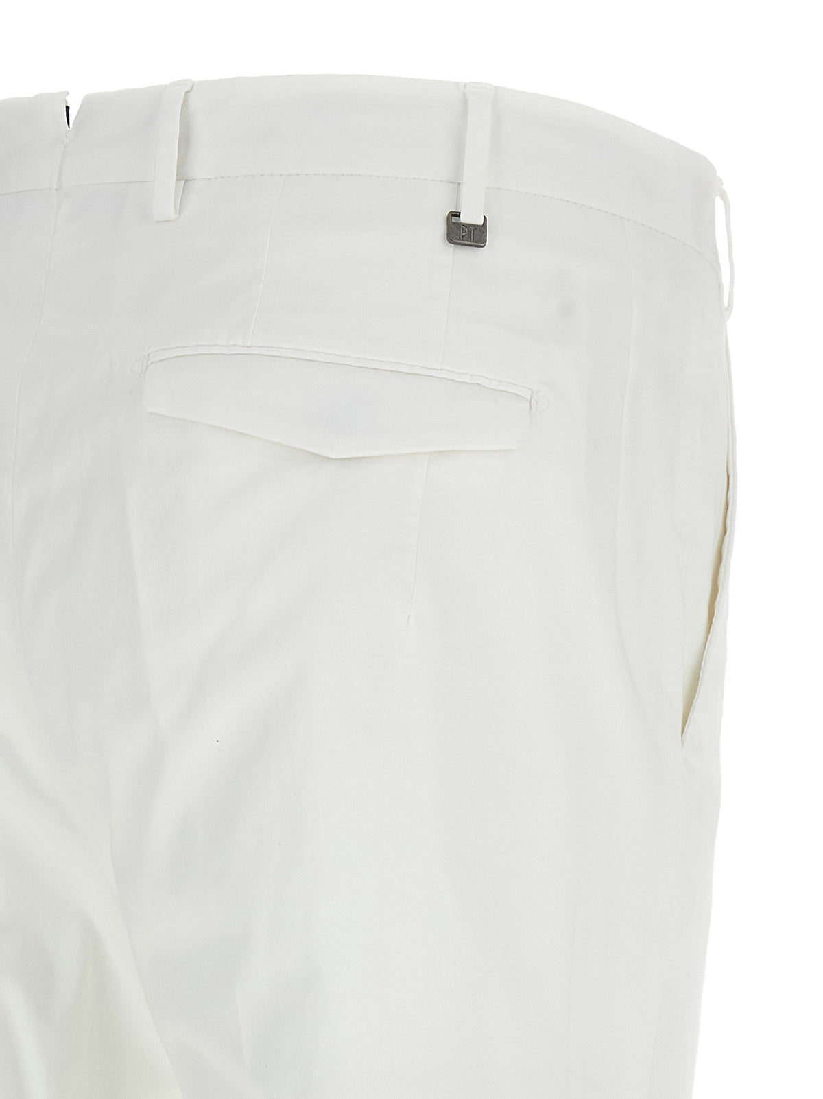 PT Torino Pantalon habillé blanc en coton